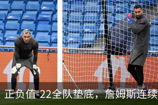 正负值-22全队垫底，詹姆斯连续3场这项数据都是76人首发最差
